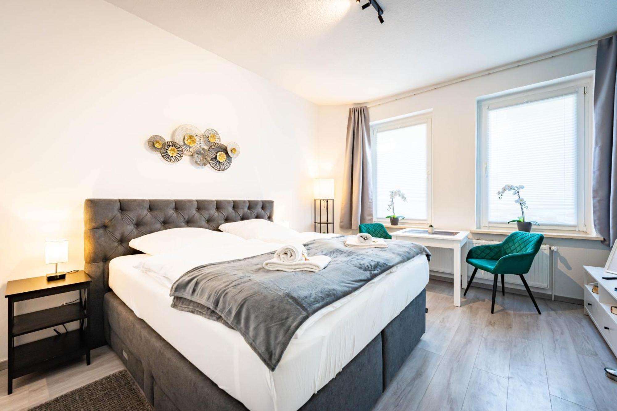 Apartmento Blue Magdeburg - Zentral - Wifi - Netflix Exterior foto